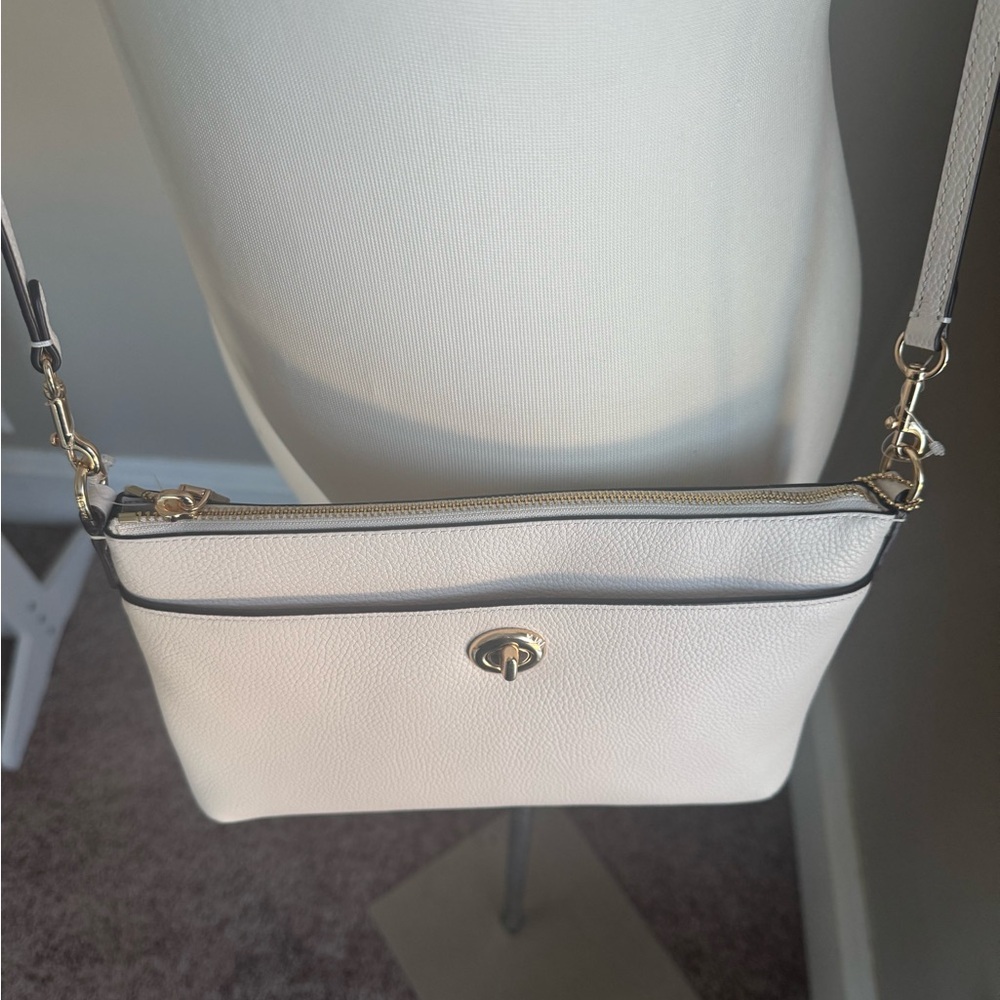 COACH Polished Pebble Polly Crossbody - Picture 6 of 10